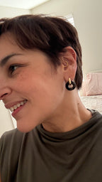 Charm with Oval Hoop 