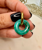 "Emerald" Halo Hoop Charms
